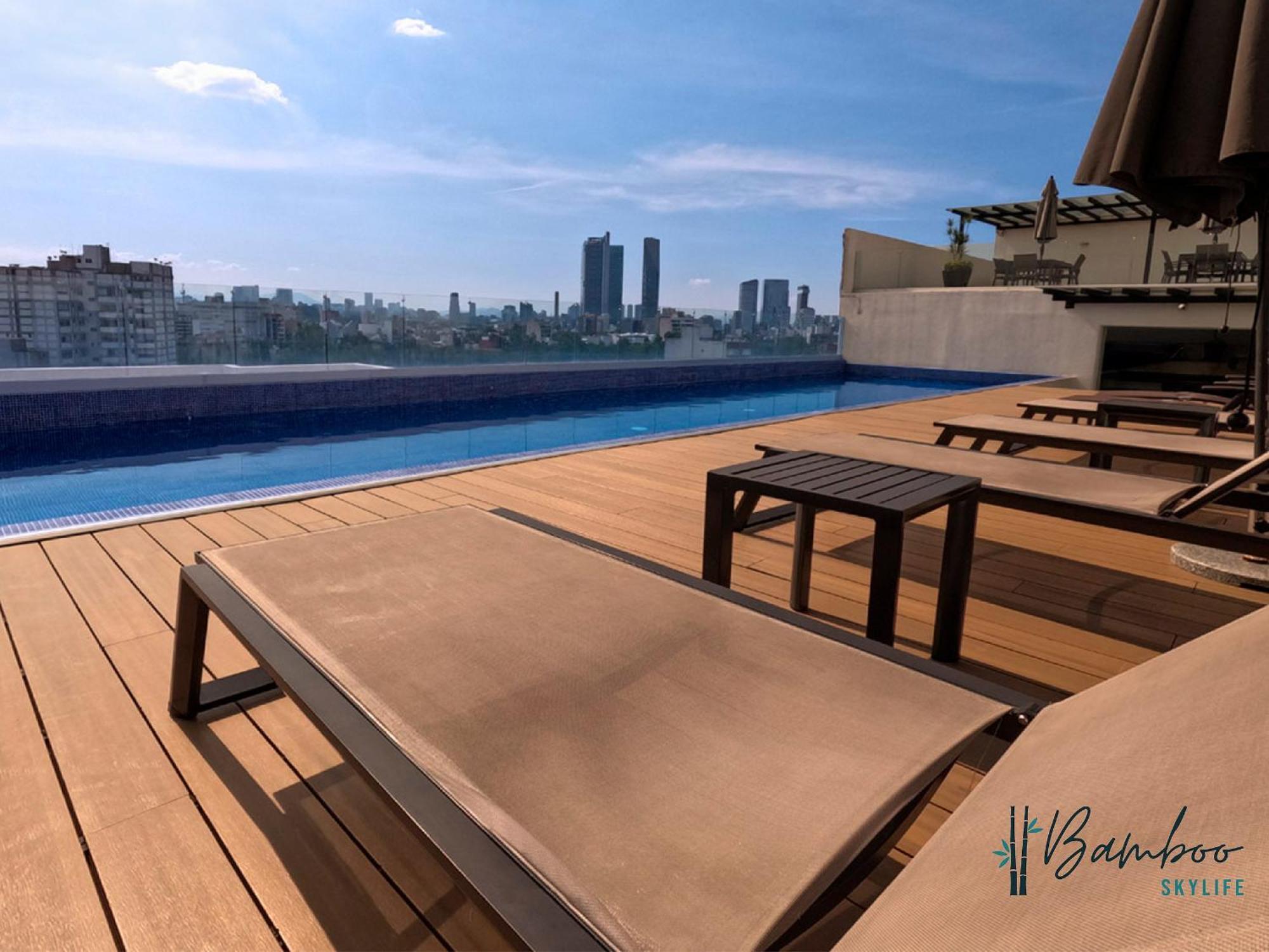 Amazing City Views Condesa Roma By Bamboo Skylife Mexico City Exterior photo