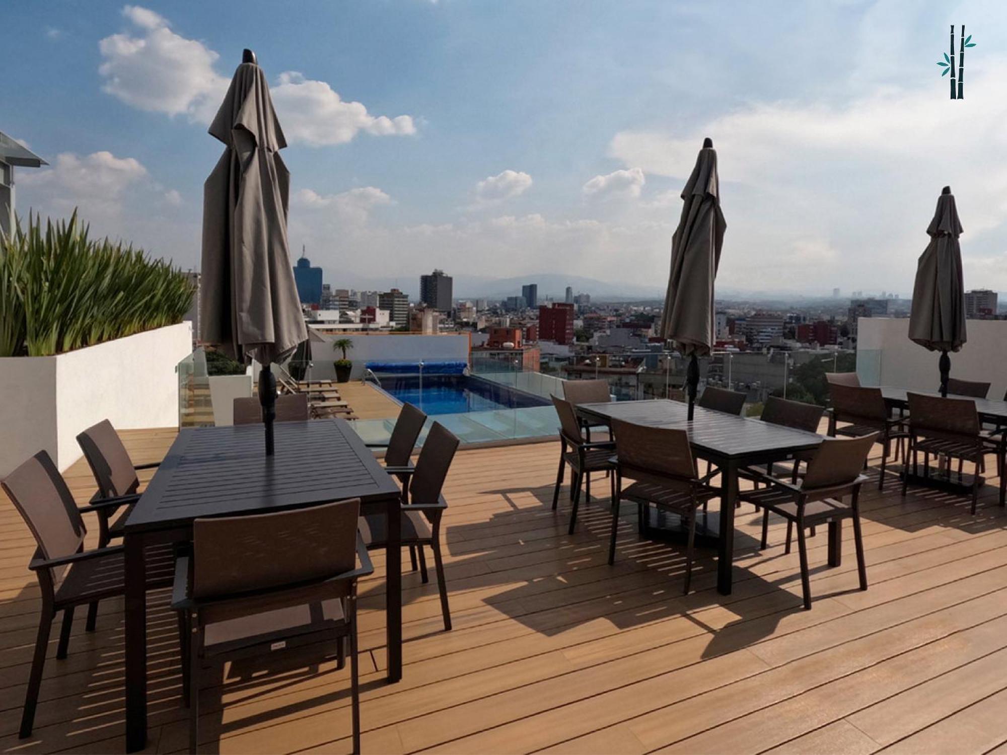 Amazing City Views Condesa Roma By Bamboo Skylife Mexico City Exterior photo